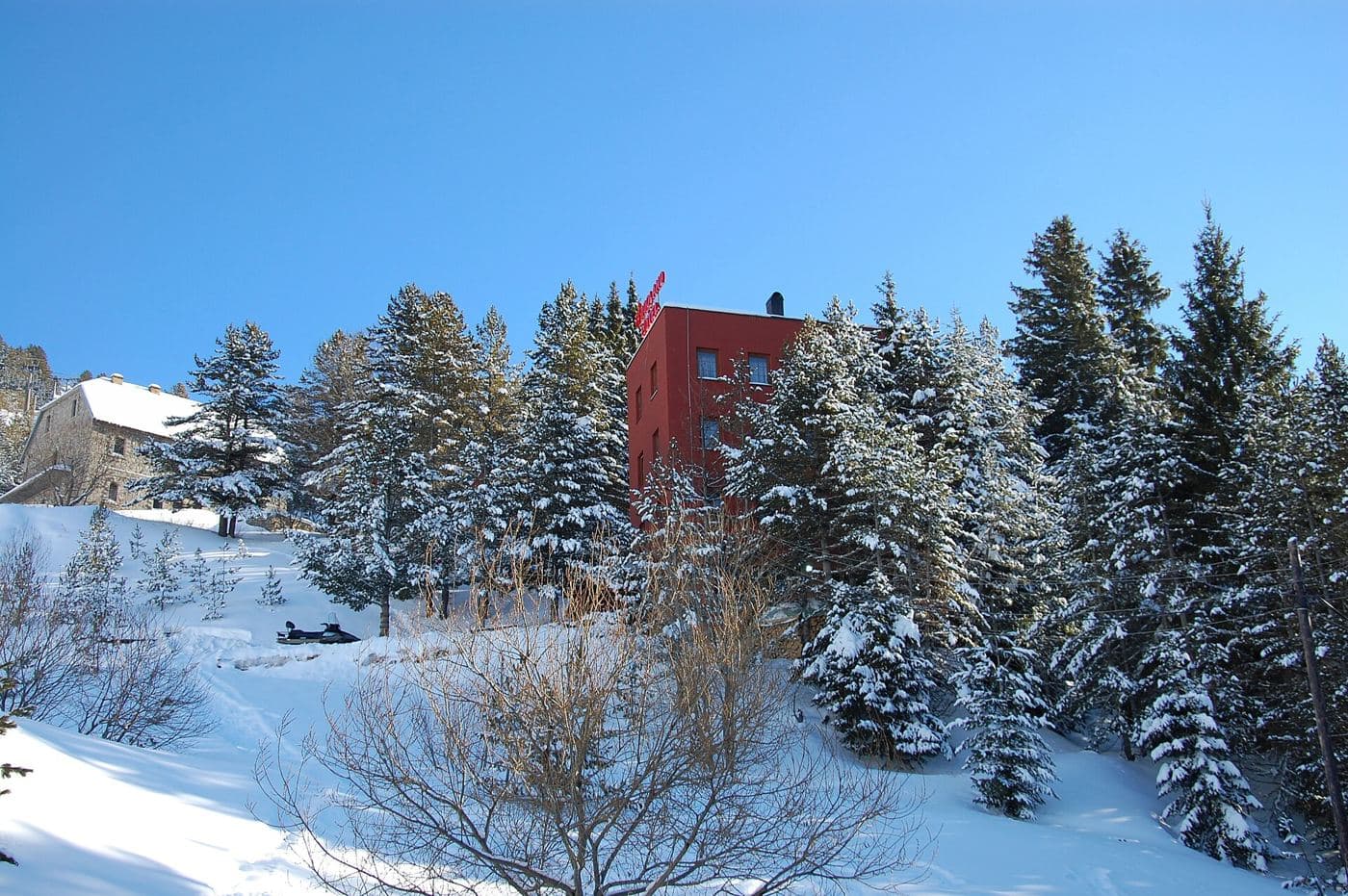Sunny day at Brezovica Ski Resort
