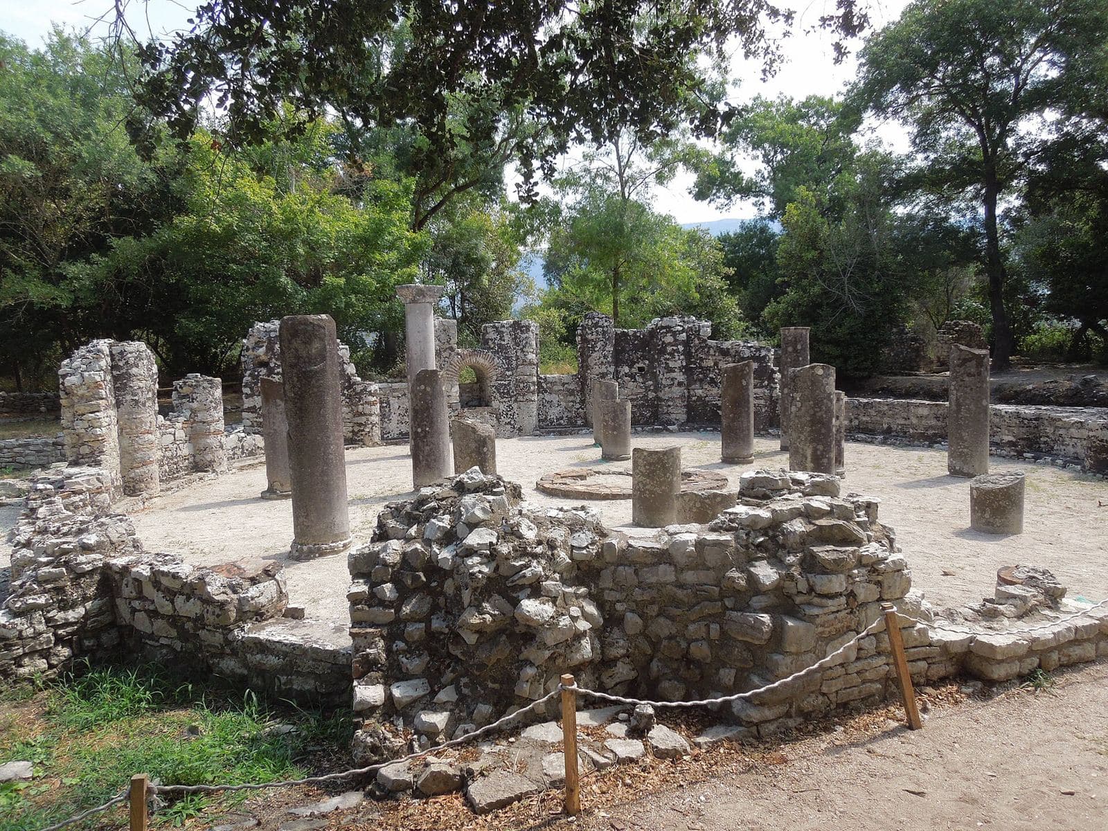The baptistery at Butrint