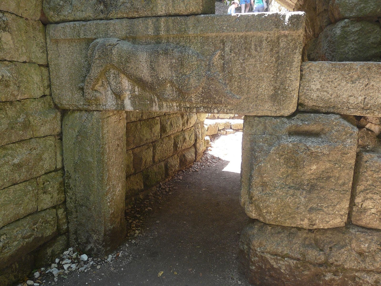 Butrint, Albania: The Lion Gate of the city wall