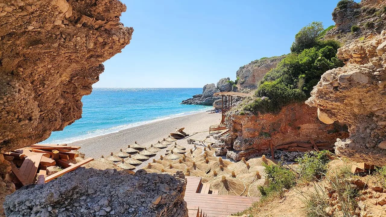 This is a photo of a natural heritage site in Albania, id: