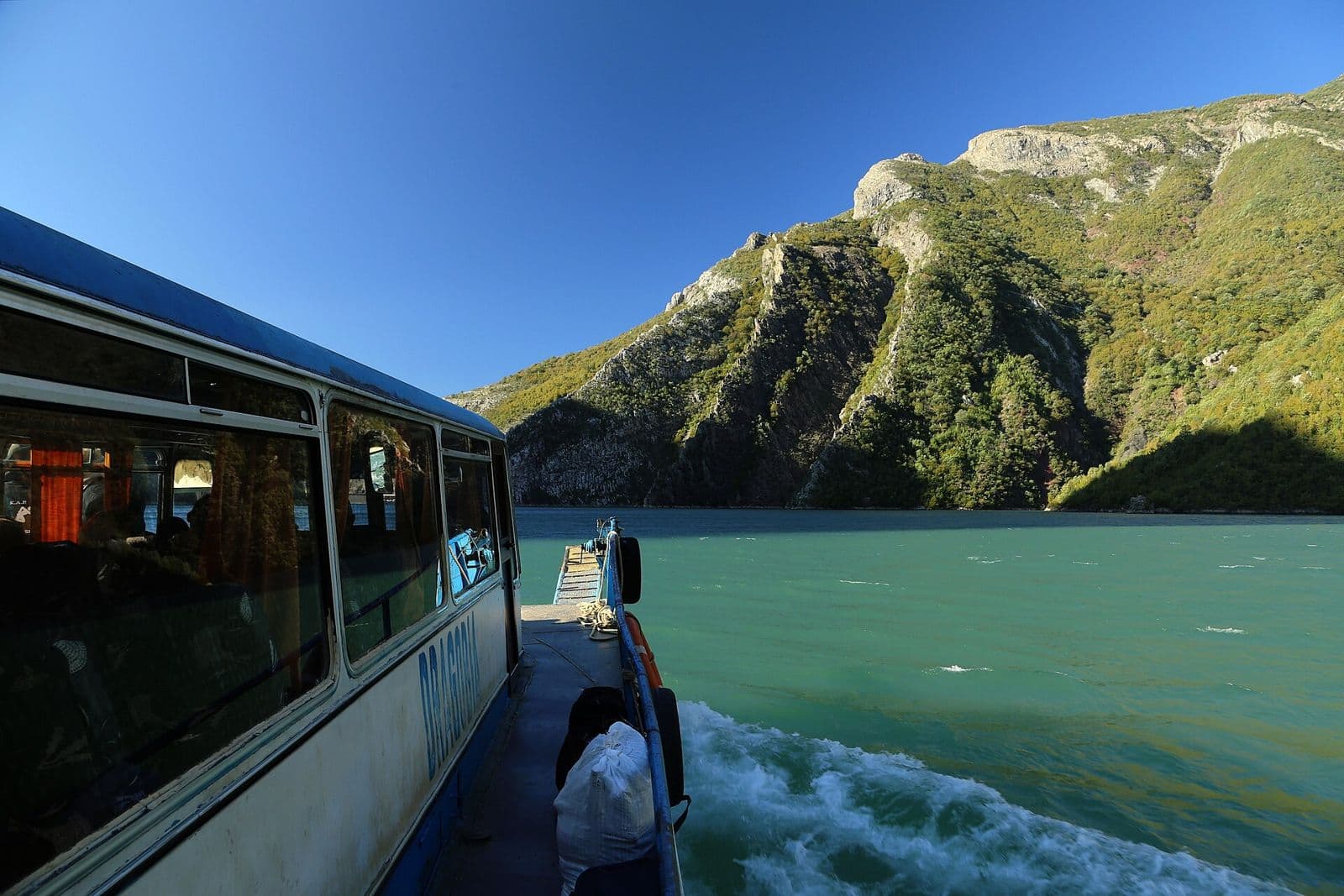 Lake Koman from the passenger ferry