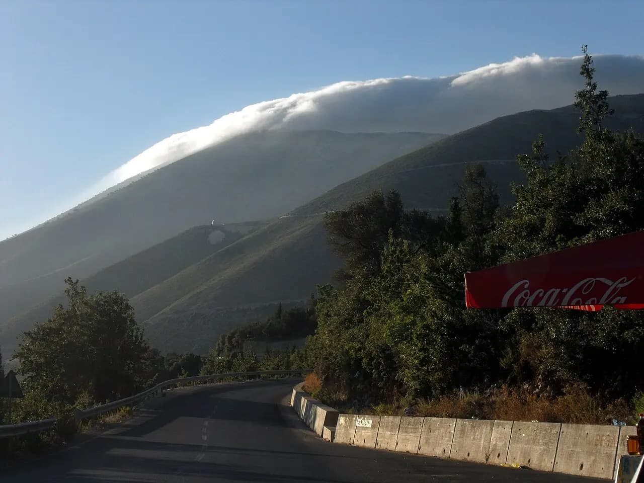 Road SH8 from Sarandë to Vlorë