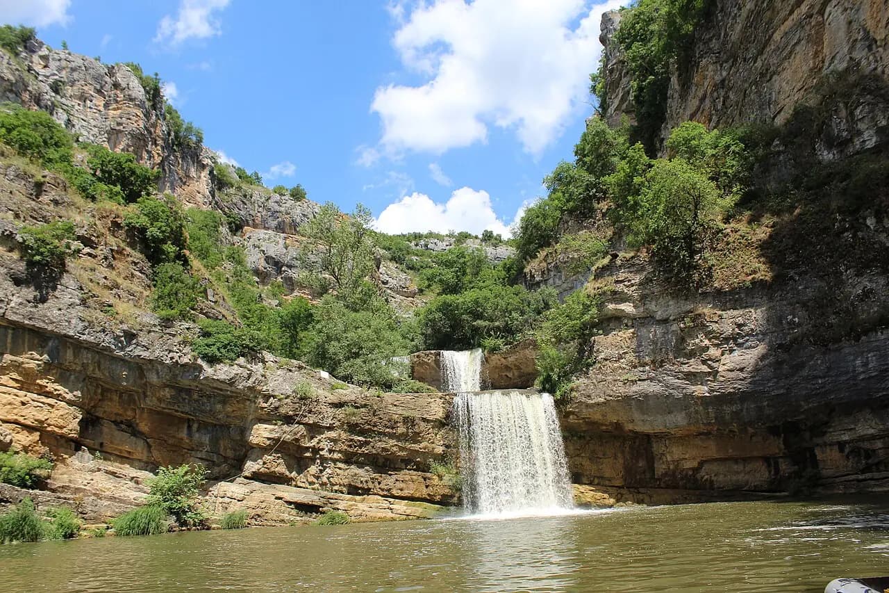 Beautiful waterfall in Kosovo