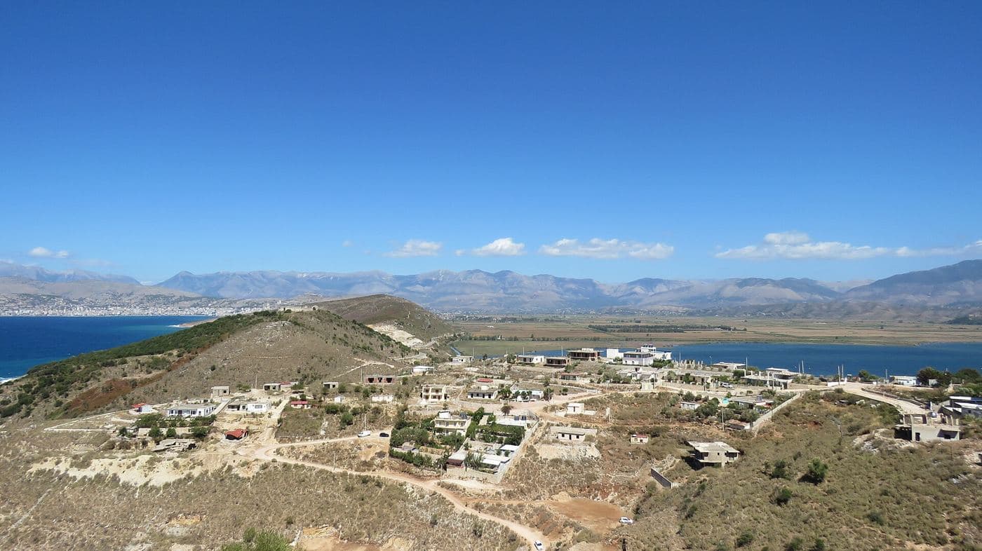 Sarandë, Manastir and Lake Butrinti, Albania.