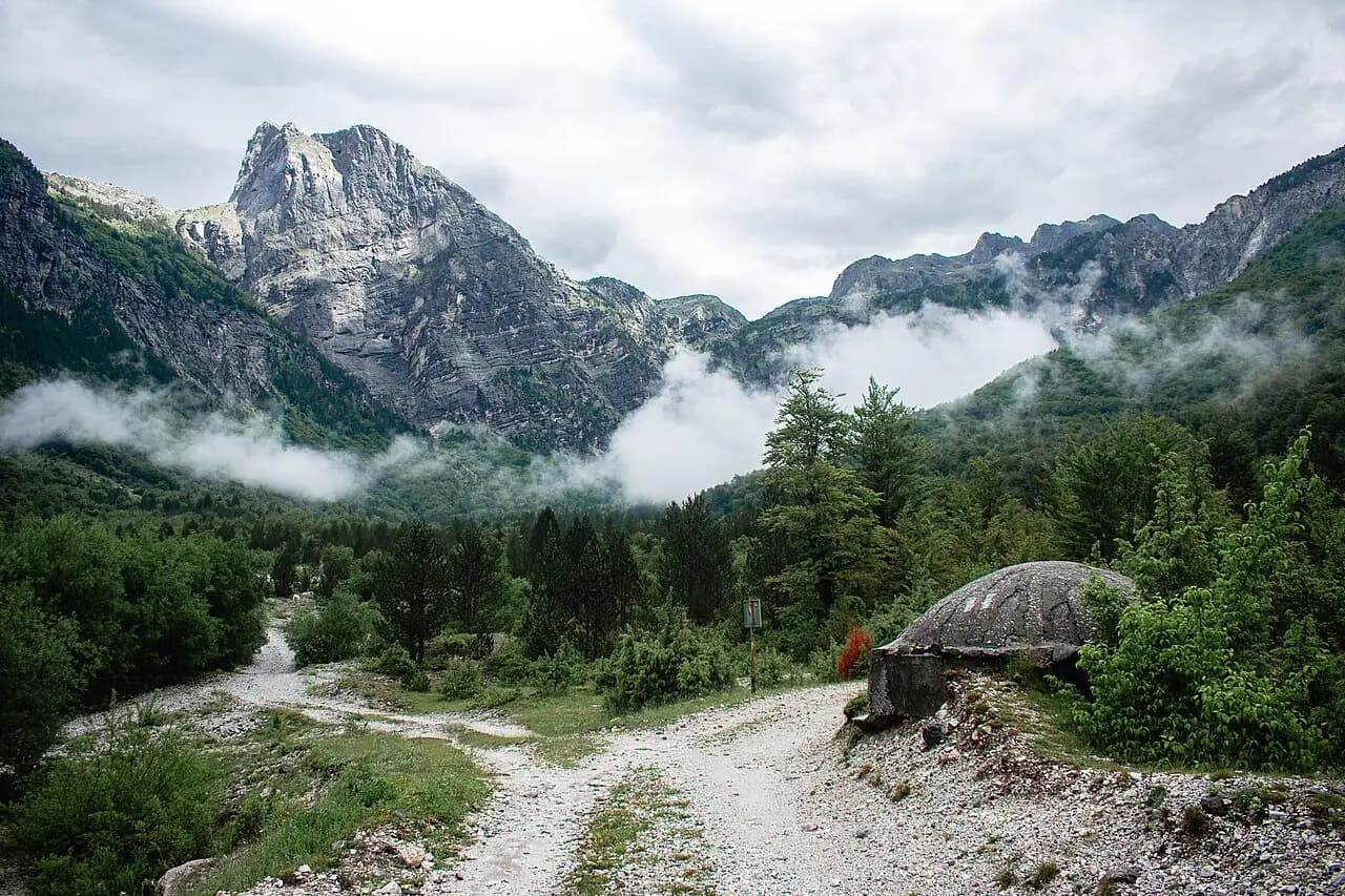 This is a photo of a natural heritage site in Albania, id: