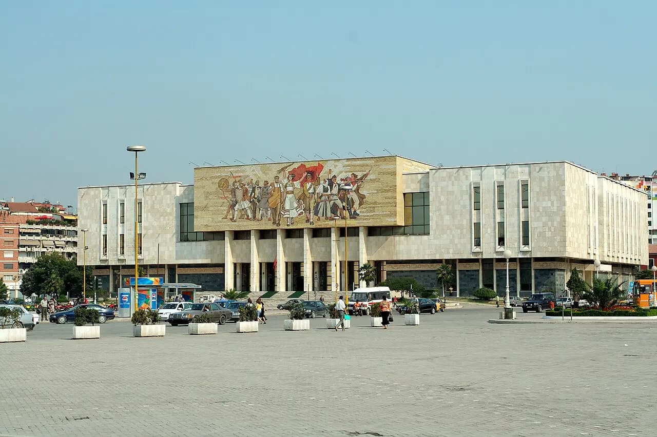 The National Historic Museum in Tirana, Albania