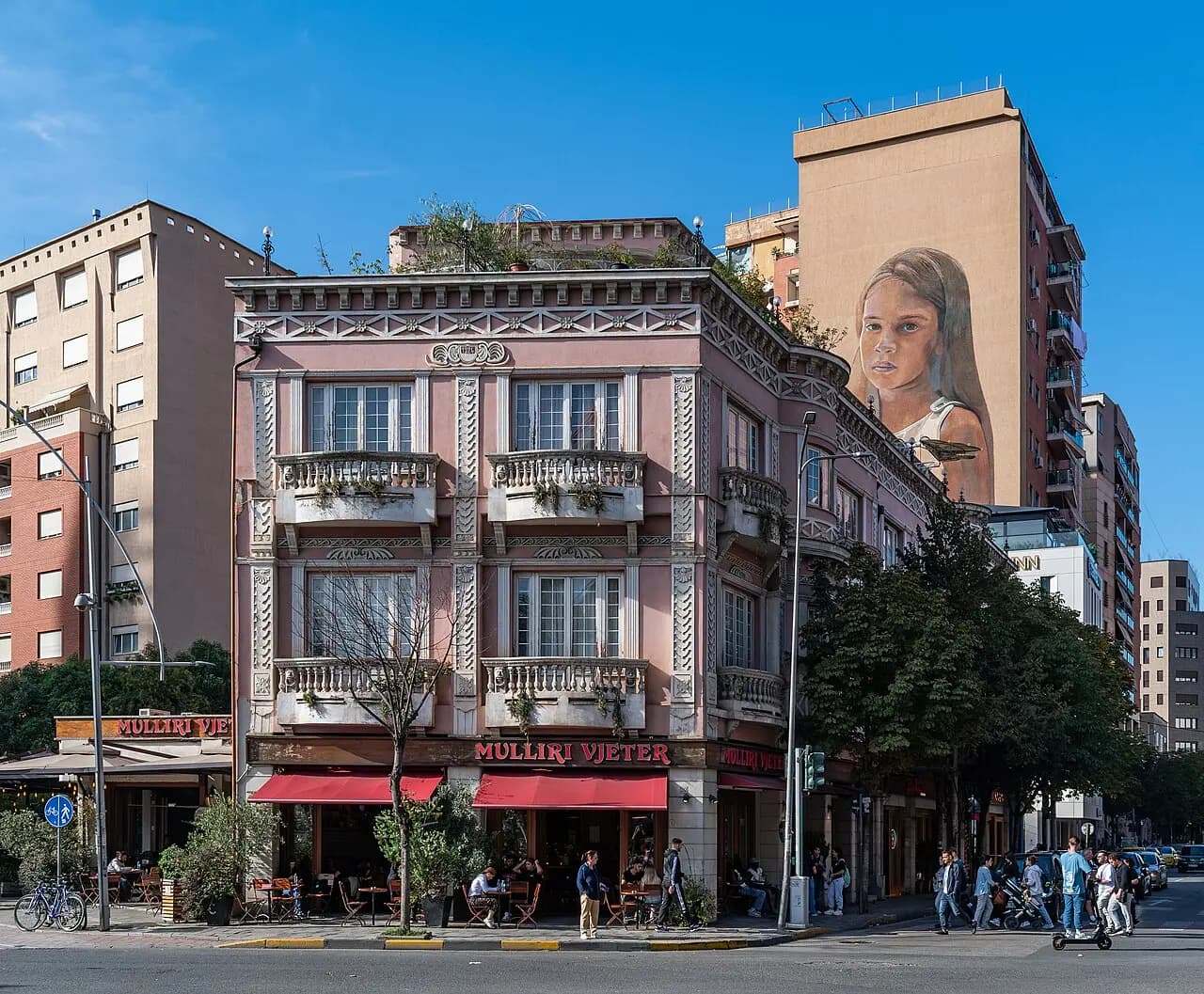 Villa Petrela in the city center of Tirana, Albania.