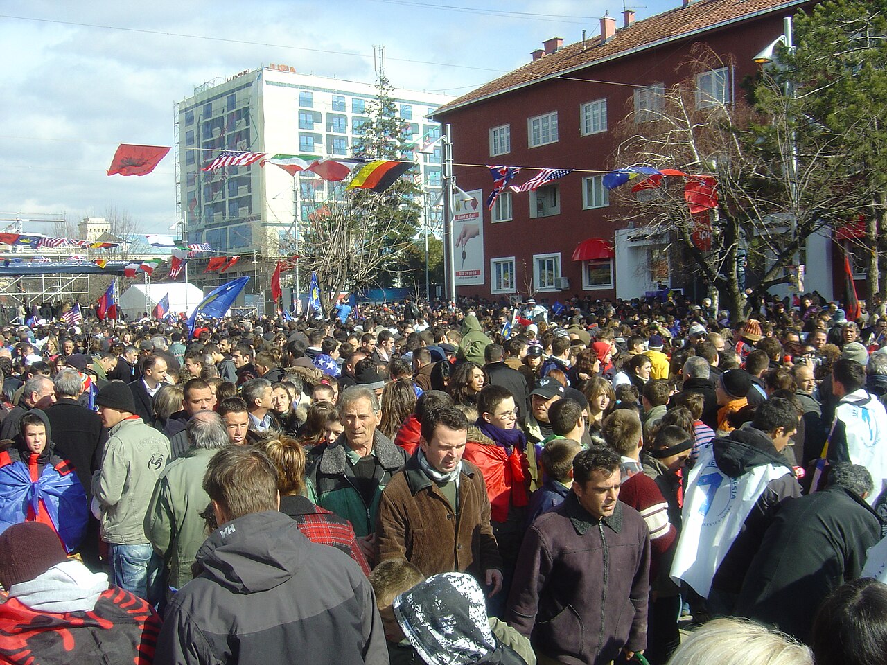 Independence Day in Prishtina