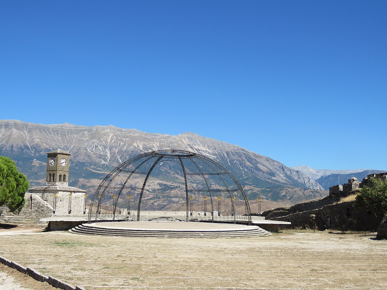 Gjirokastër Castle festival stage